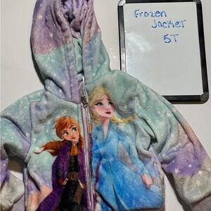 Frozen Kids Jacket - Purple and Blue